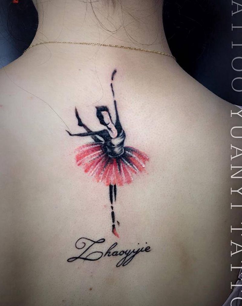 舞者纹身图片