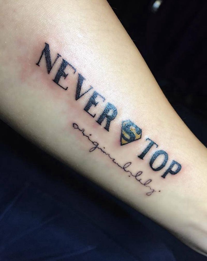 团队作品，用不服从纹身图片