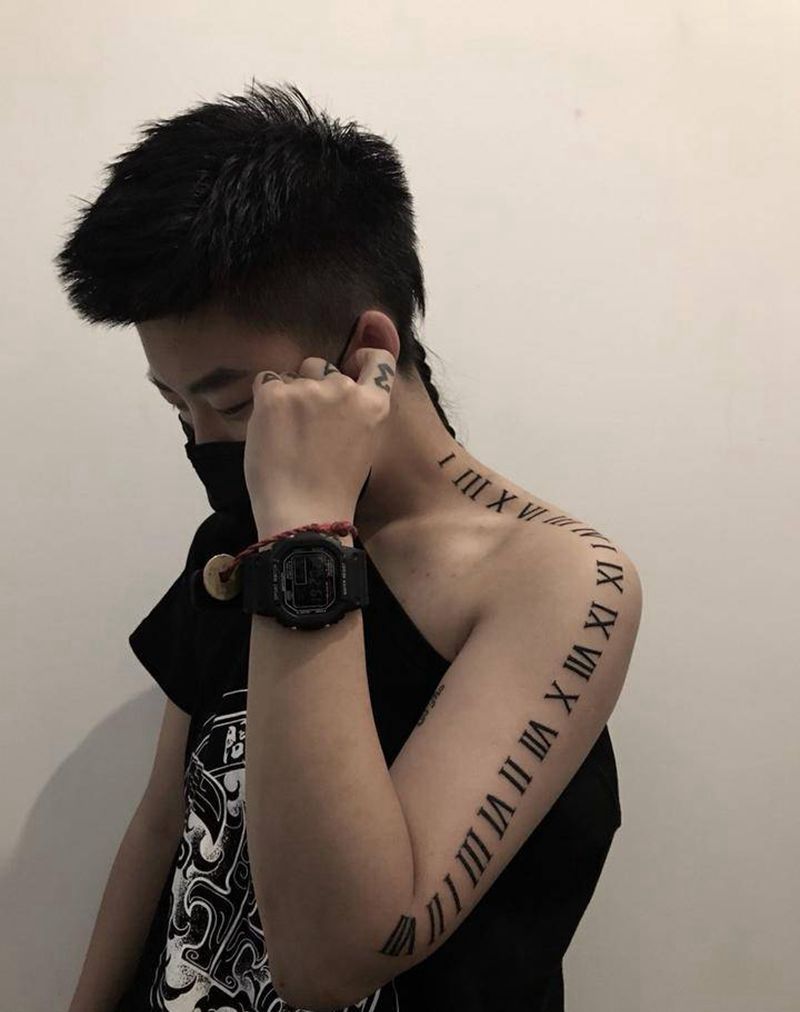 身分证纹身图片