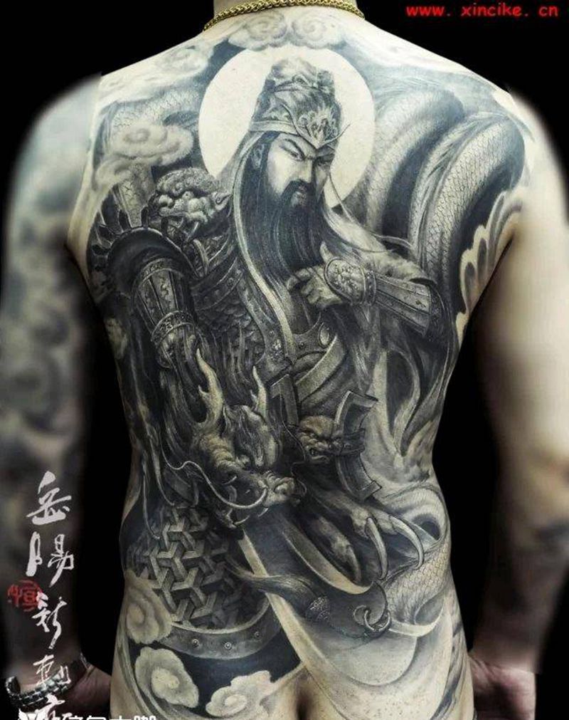 岳师傅的作品纹身图片