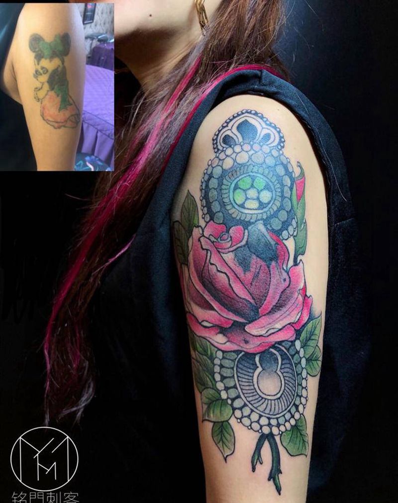 遮盖纹身图片_手臂纹身图案