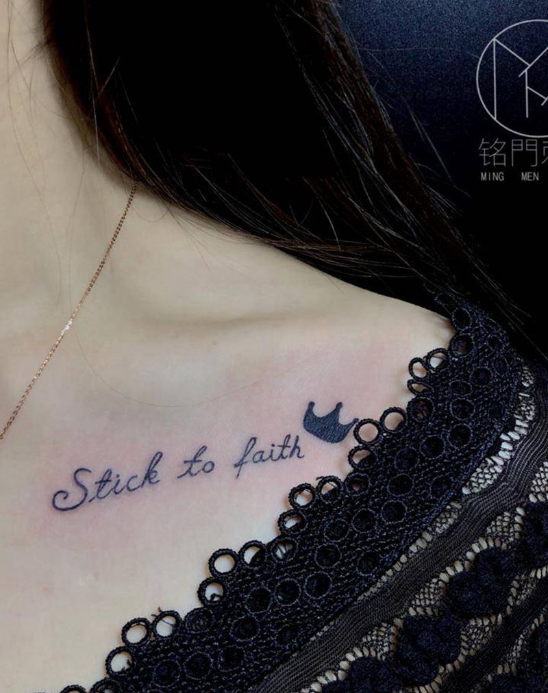 英文纹身图片_胸部纹身图案