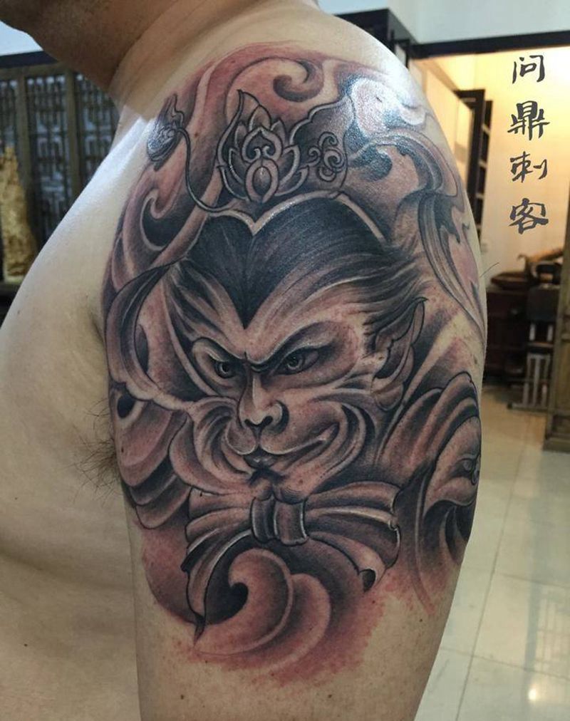 猴纹身图片