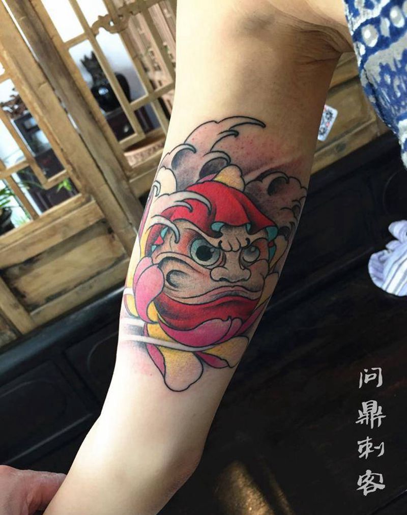 小图纹身图片_手臂背部腿部传统动物植物纹身图案