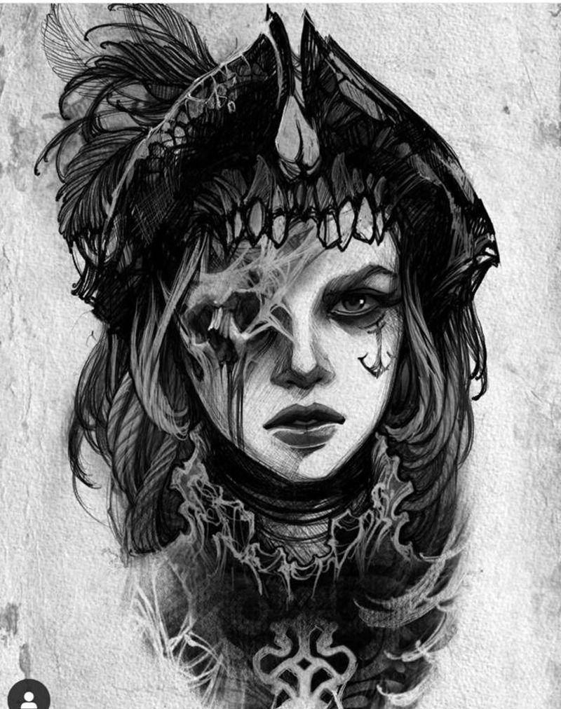 招纹身模特纹身图片_肩部手臂新传统老传统纹身图案