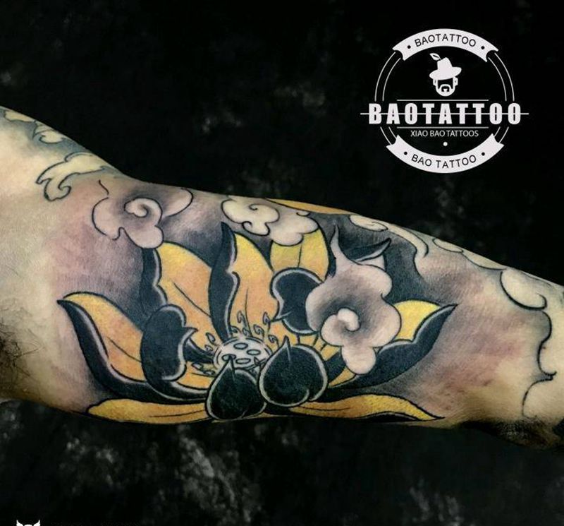 待续纹身图片_手臂传统原创成品纹身图案