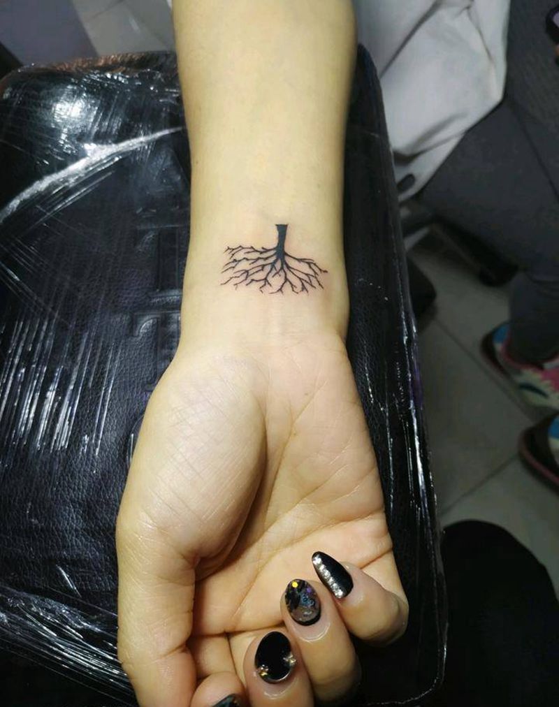 生命树纹身图片_手臂图腾纹身图案