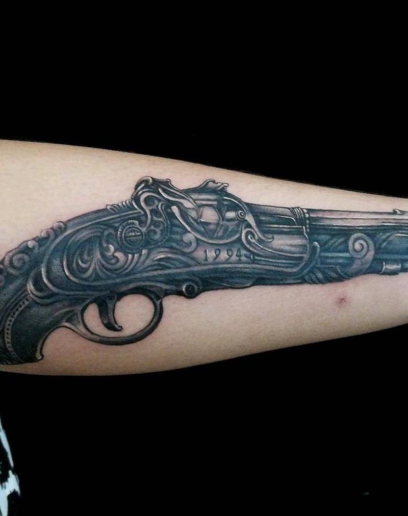 biu纹身图片_手臂新传统欧美写实纹身图案