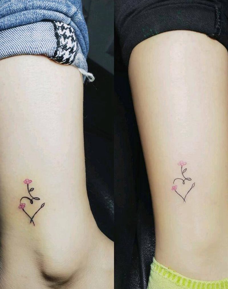 小清新纹身图片_脚部几何小清新纹身图案