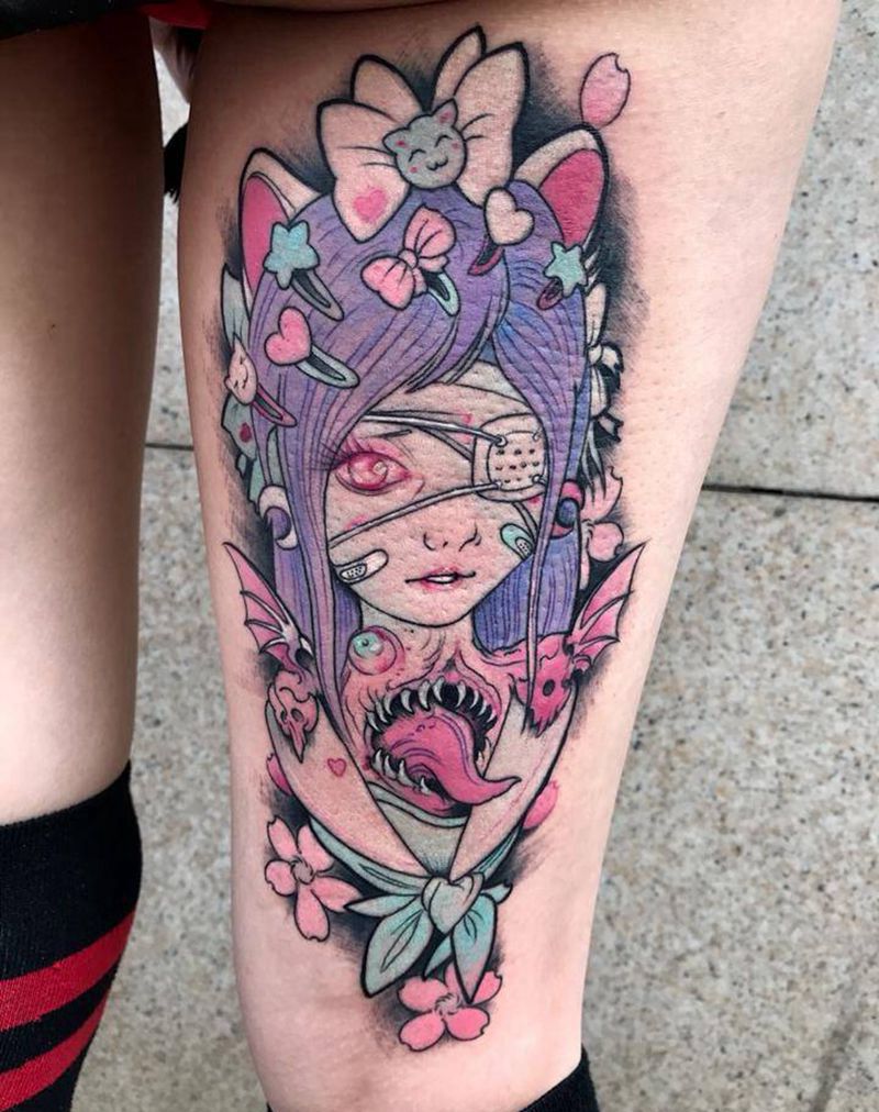 临摹作品纹身图片