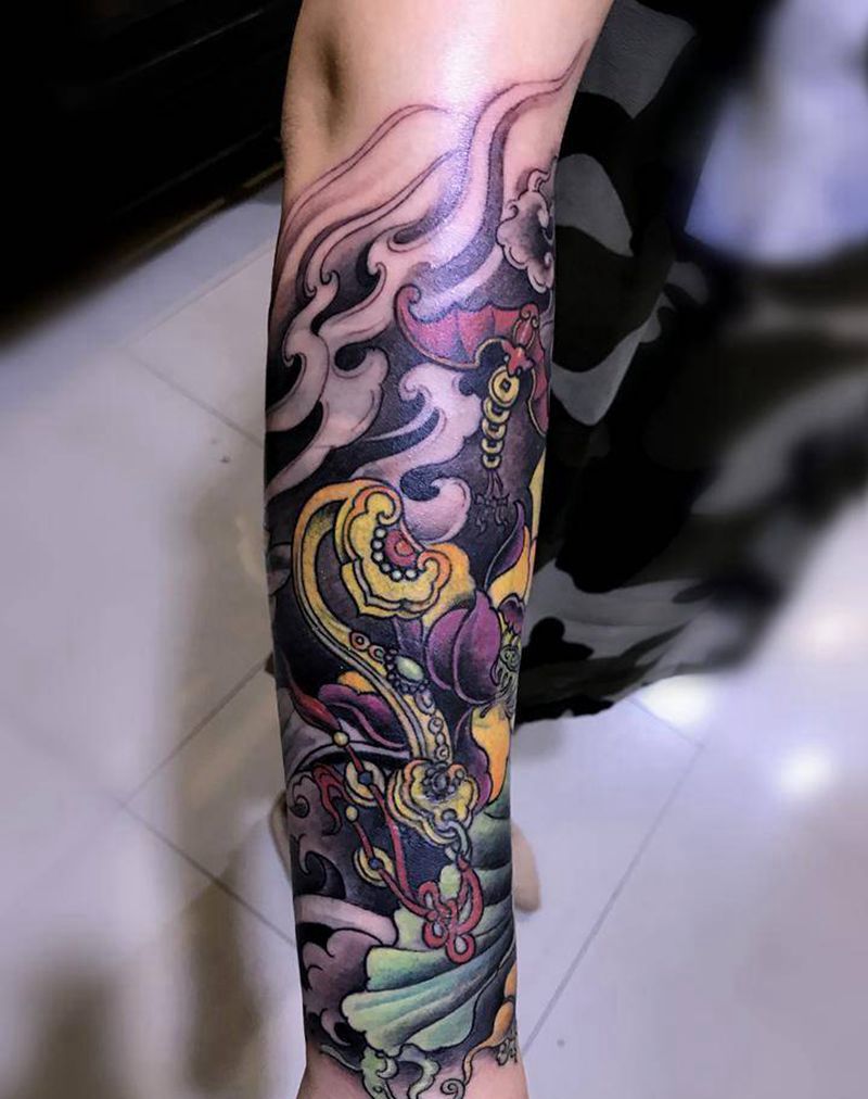 修改包小臂纹身图片_手臂新传统纹身图案