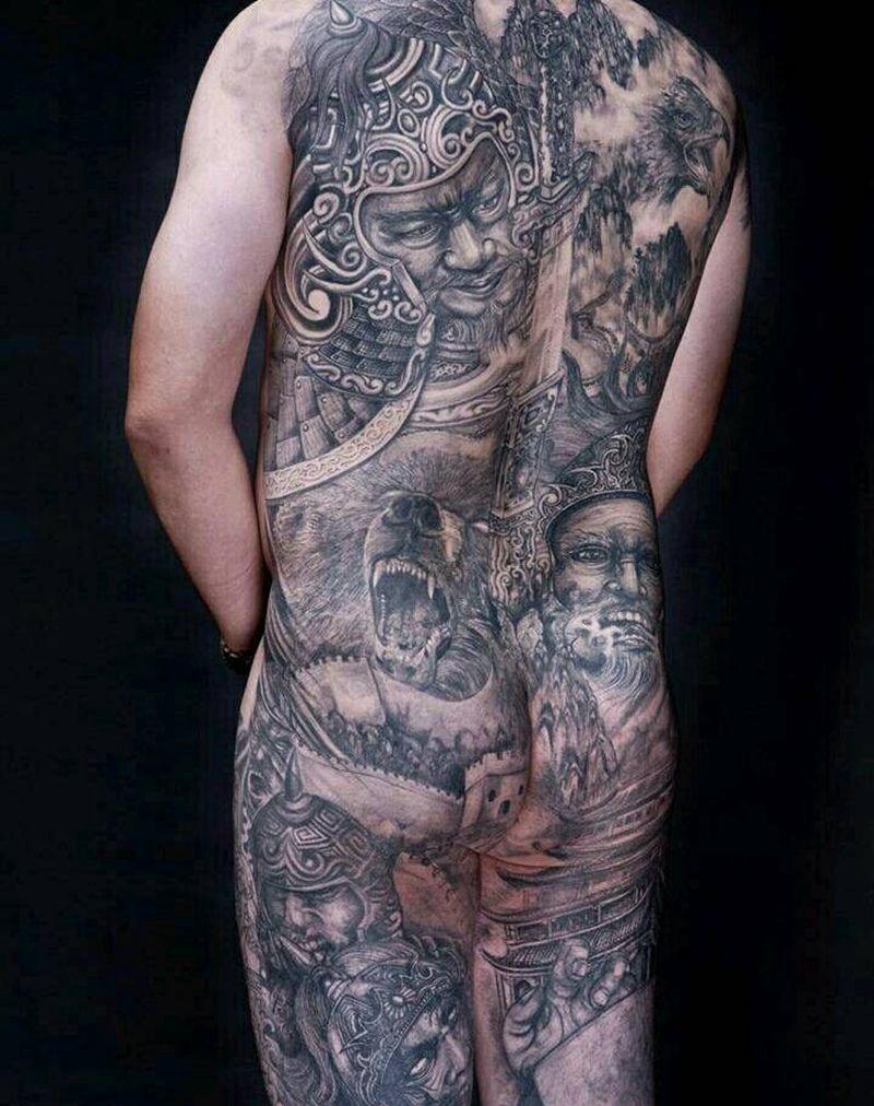 萧时哲大师作品欣赏纹身图片