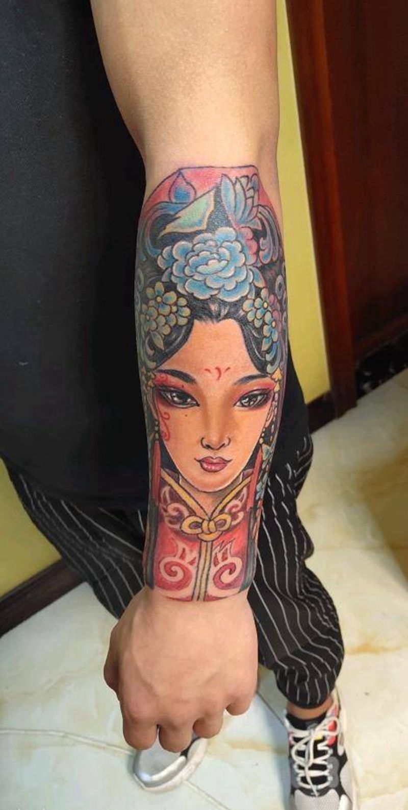 大圣娶妻纹身图片_手臂新传统New School纹身图案