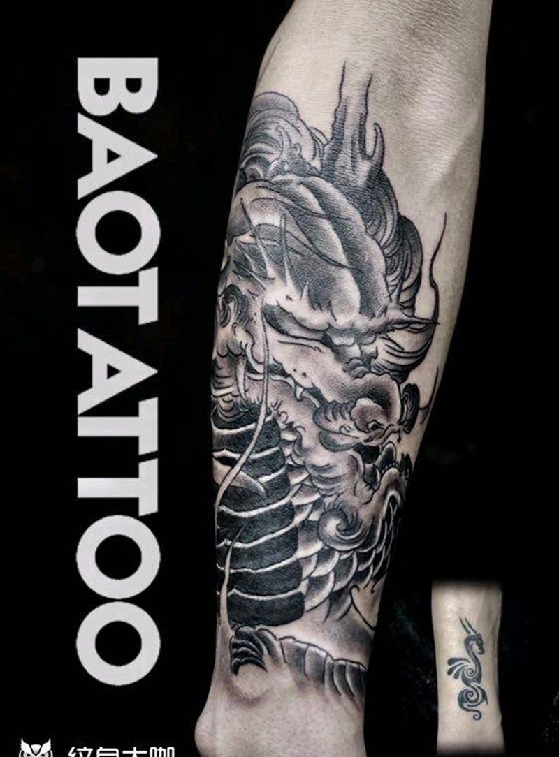 遮盖纹身图片_手臂传统成品纹身图案