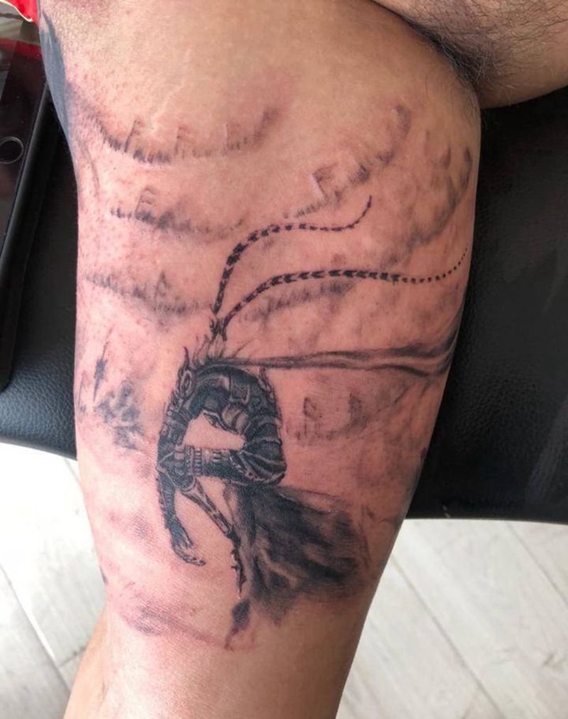 大圣归来纹身图片