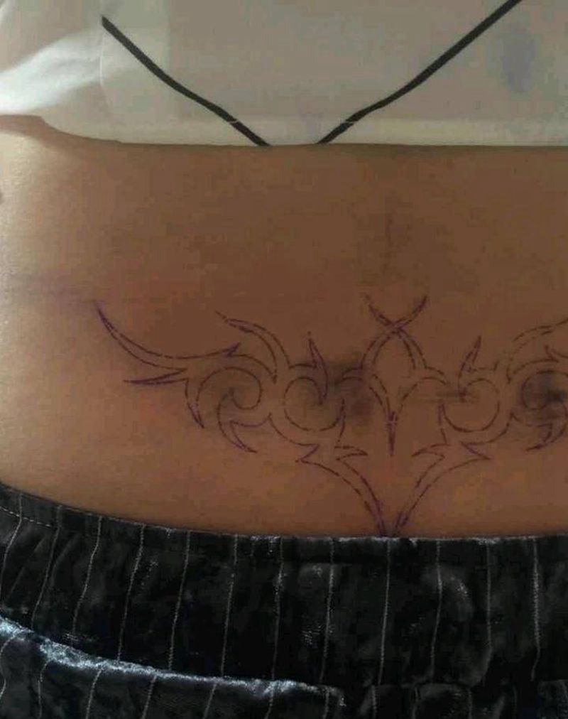 图腾！遮盖！纹身图片