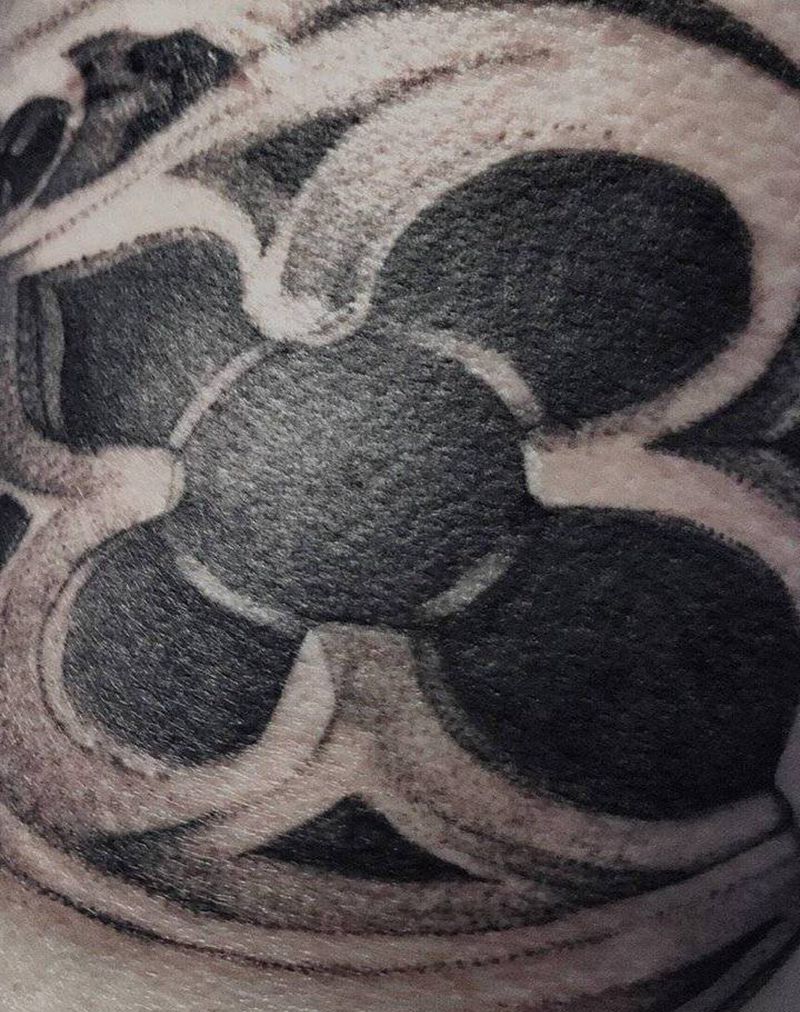 窗纹身图片_手臂欧美写实纹身图案