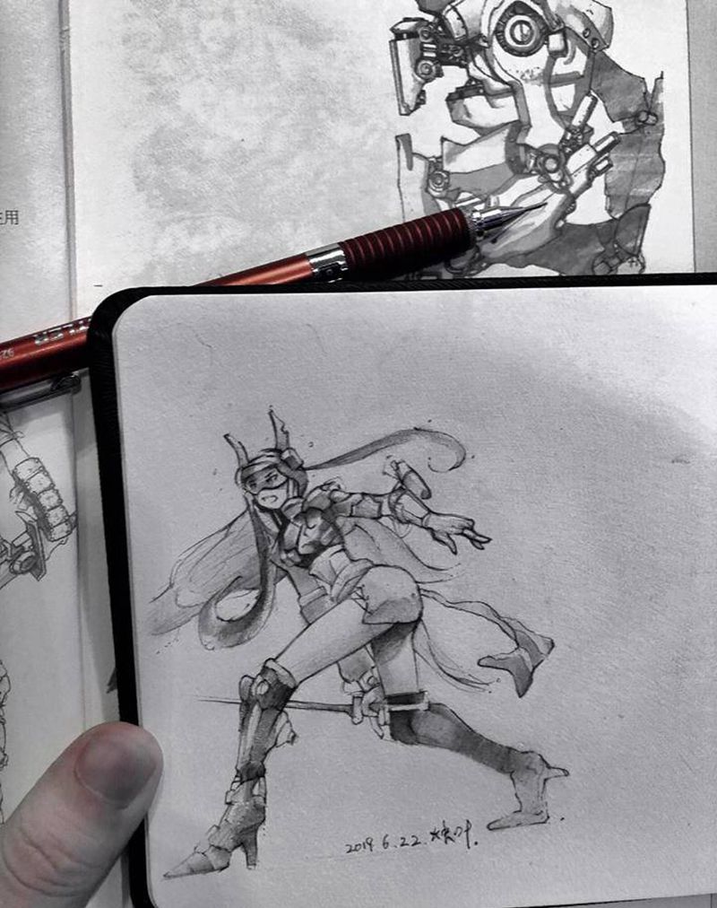 手稿纹身图片_手臂纹身图案