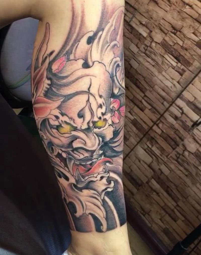 般若纹身图片_新传统纹身图案