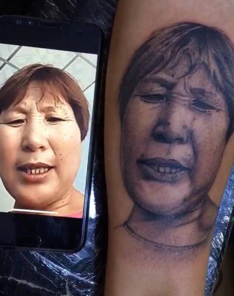 本店纹身师作品纹身图片_欧美写实纹身图案