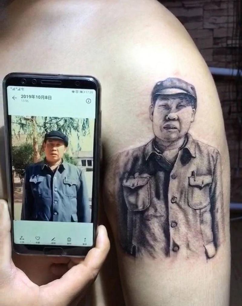 照片纹身图片_欧美写实纹身图案