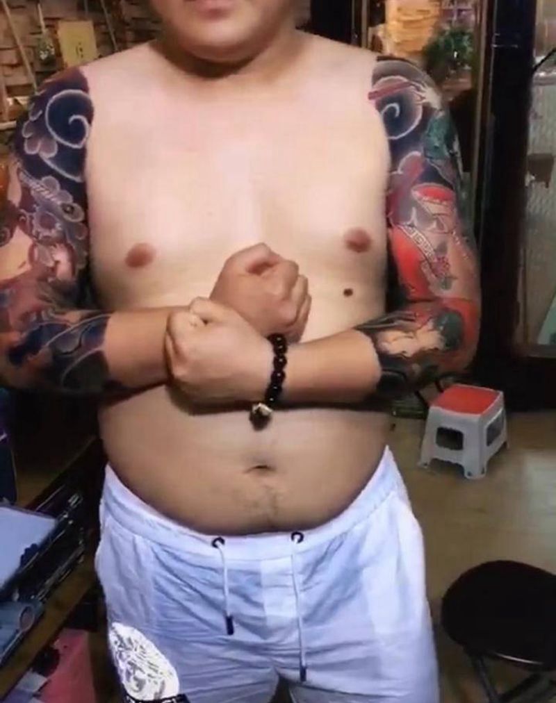 花臂纹身图片_老传统纹身图案