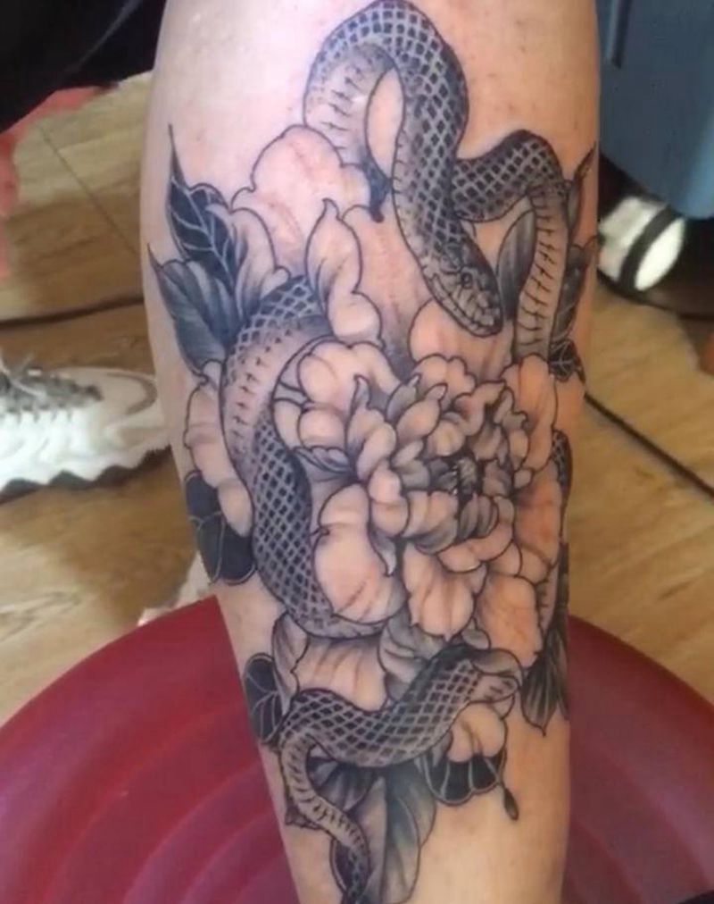 厶e纹身图片_点刺纹身图案