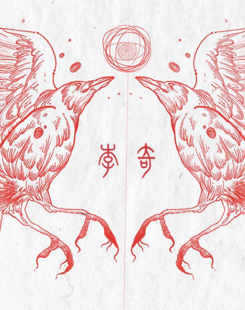 乌鸦纹身图片_乌鸦纹身图案