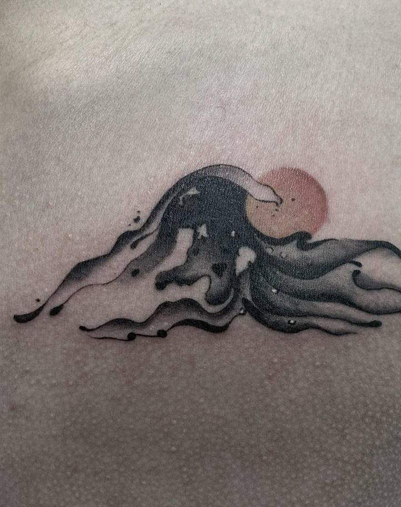 海纹身图片_New School纹身图案