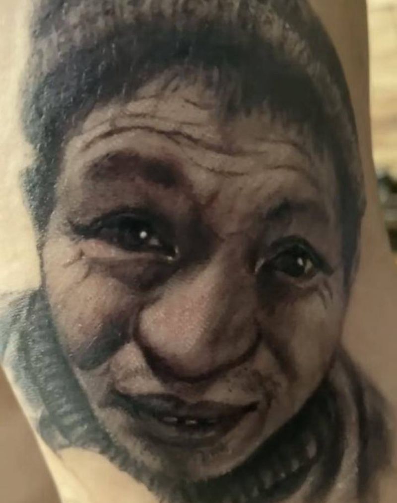 纹的顾客的亲戚纹身图片_新传统纹身图案