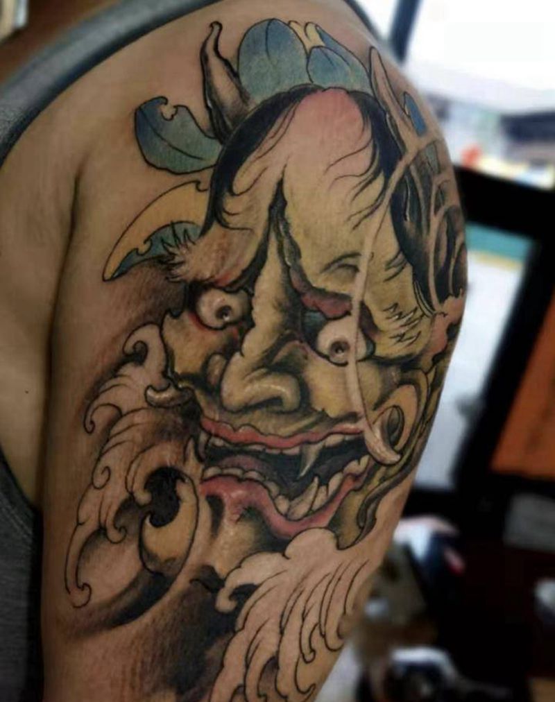 般若纹身图片_新传统纹身图案