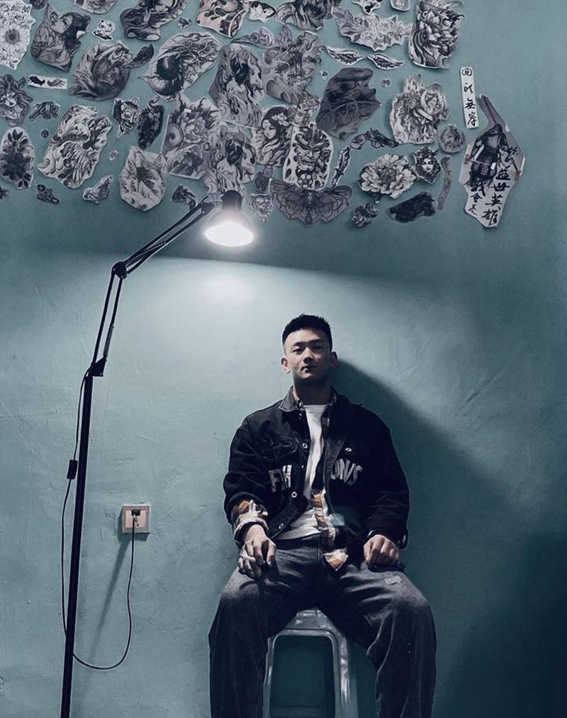 纹身师～霖纹身图片_自己纹身图案