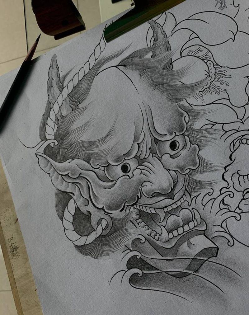 稿子纹身图片_新传统纹身图案