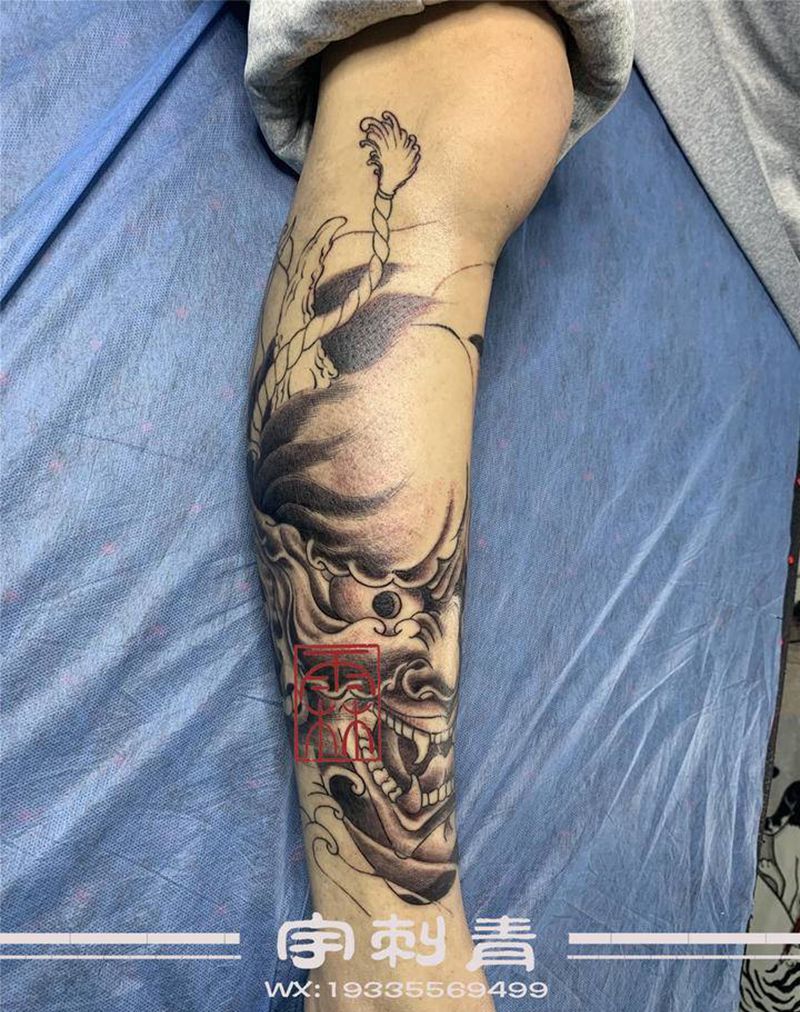 般若纹身图片_新传统纹身图案