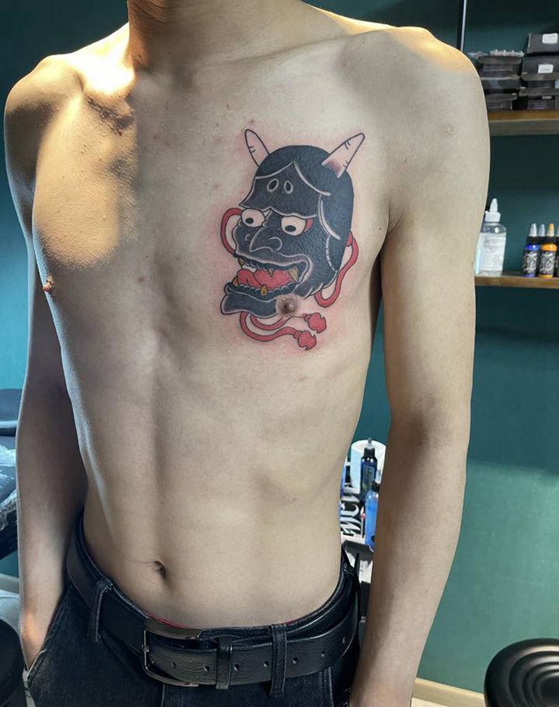 般若纹身图片_老传统纹身图案