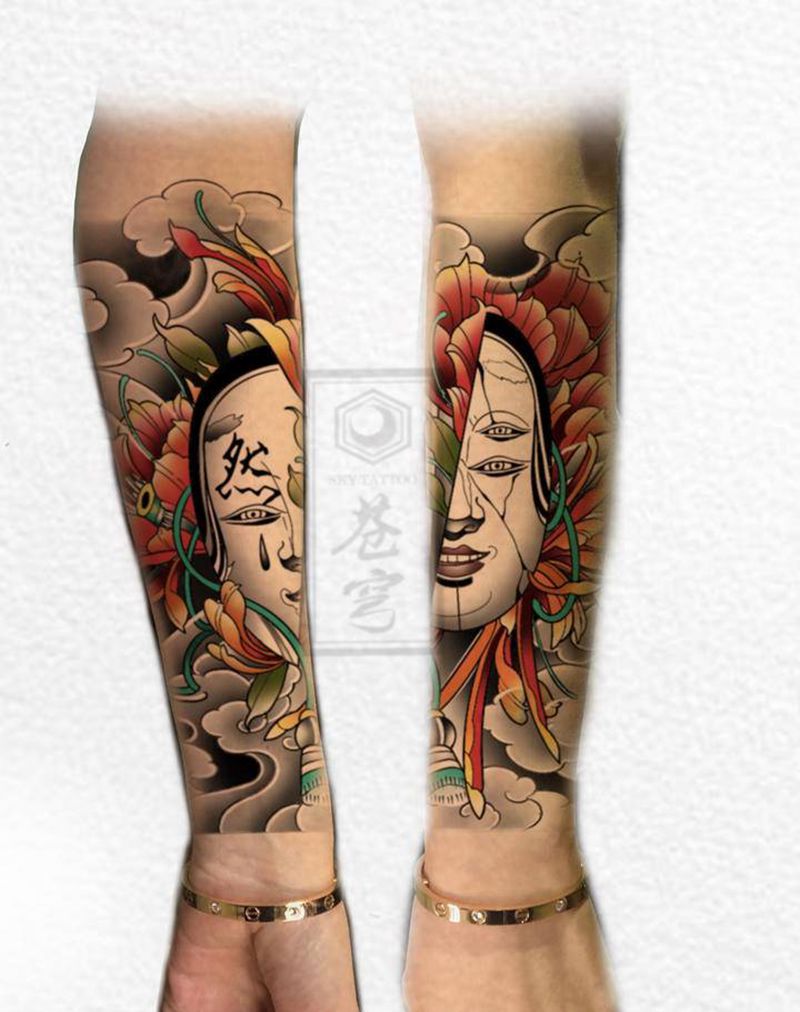 包小臂纹身图片_手臂纹身图案