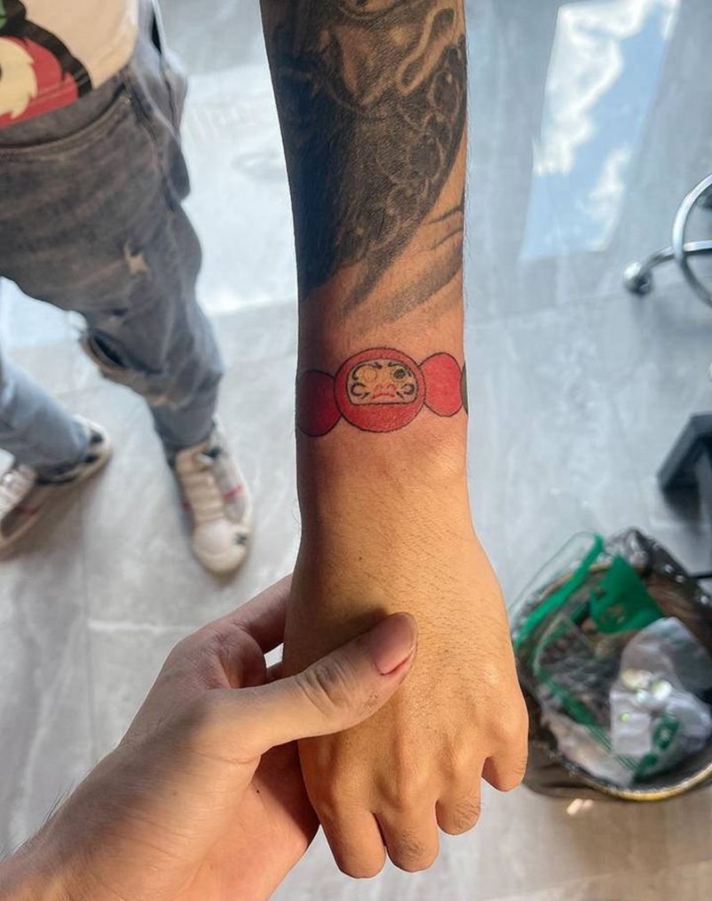 手串做一个纹身图片_老传统纹身图案