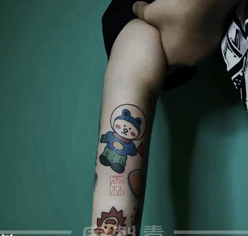 school纹身图片_手臂纹身图案