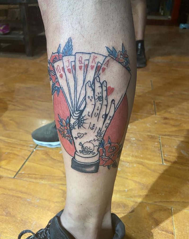 同样图案不同位置纹身图片_Old School纹身图案