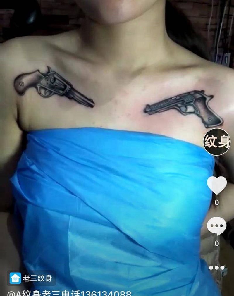 女抢人纹身图片