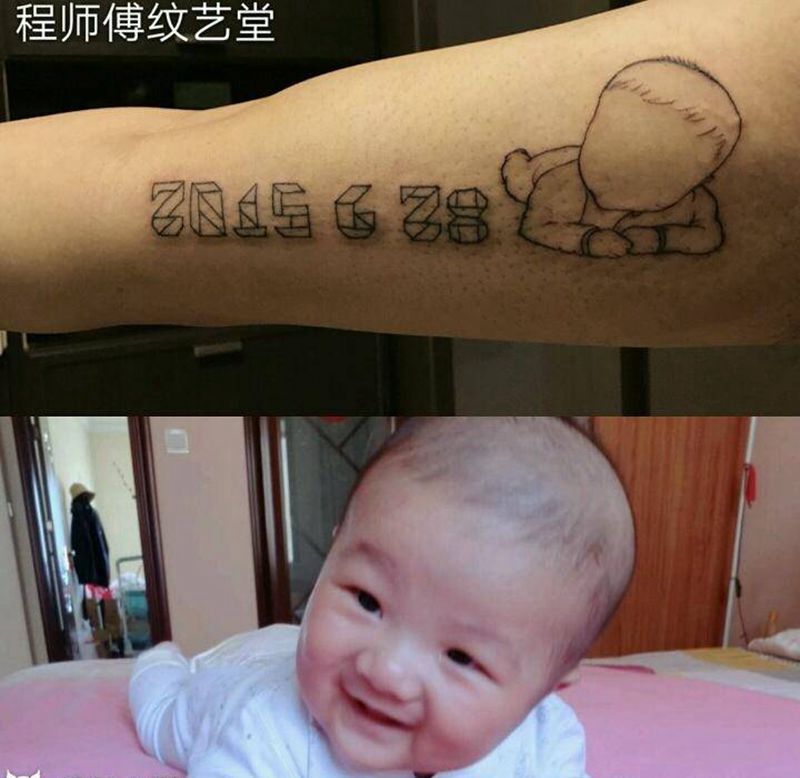 简约小图纹身图片