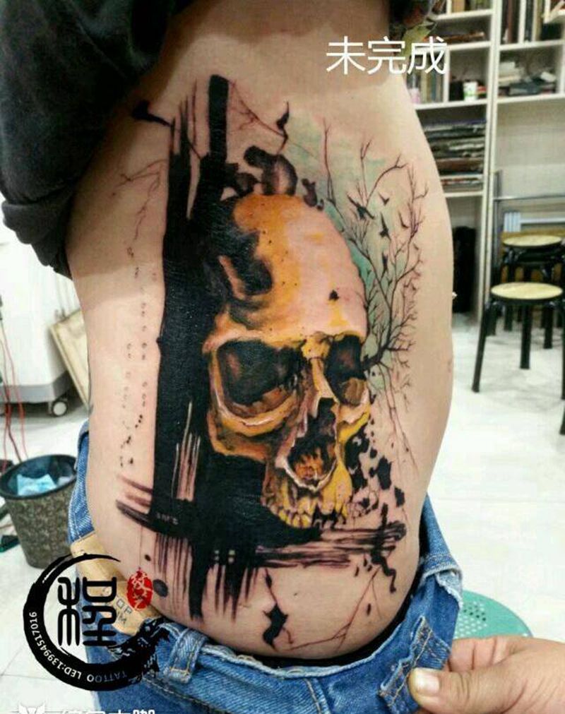 遮盖作品纹身图片