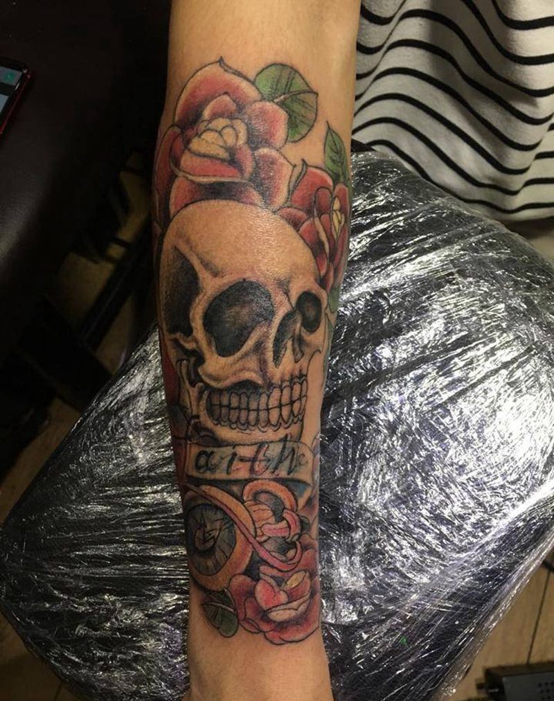骷髅纹身图片