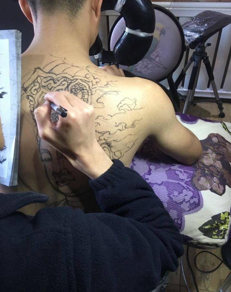 画纹身图片