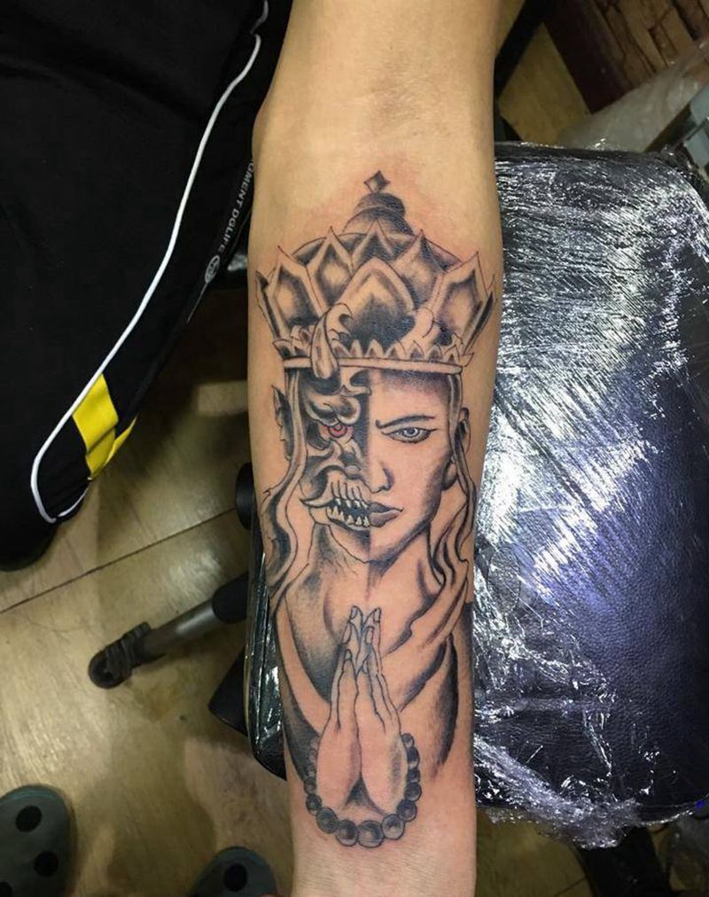 一念之间纹身图片