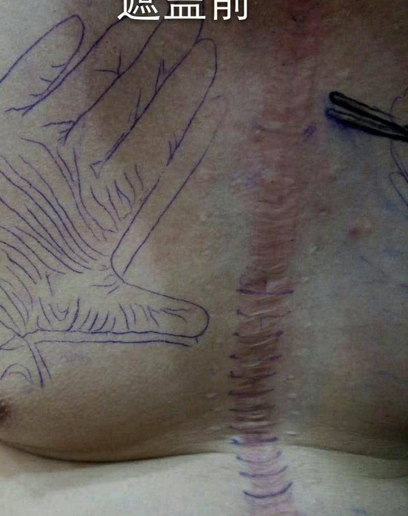 创意遮疤设计图纹身图片