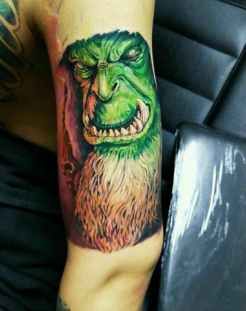 魔兽未完成纹身图片