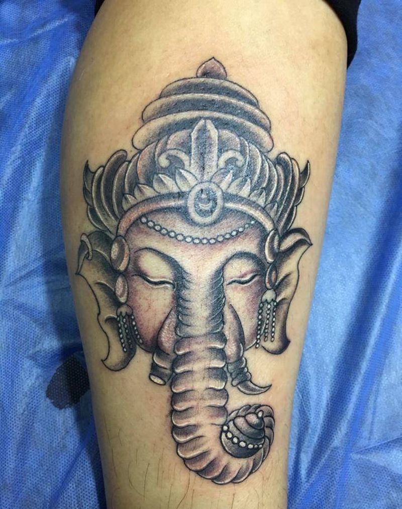 象神纹身图片
