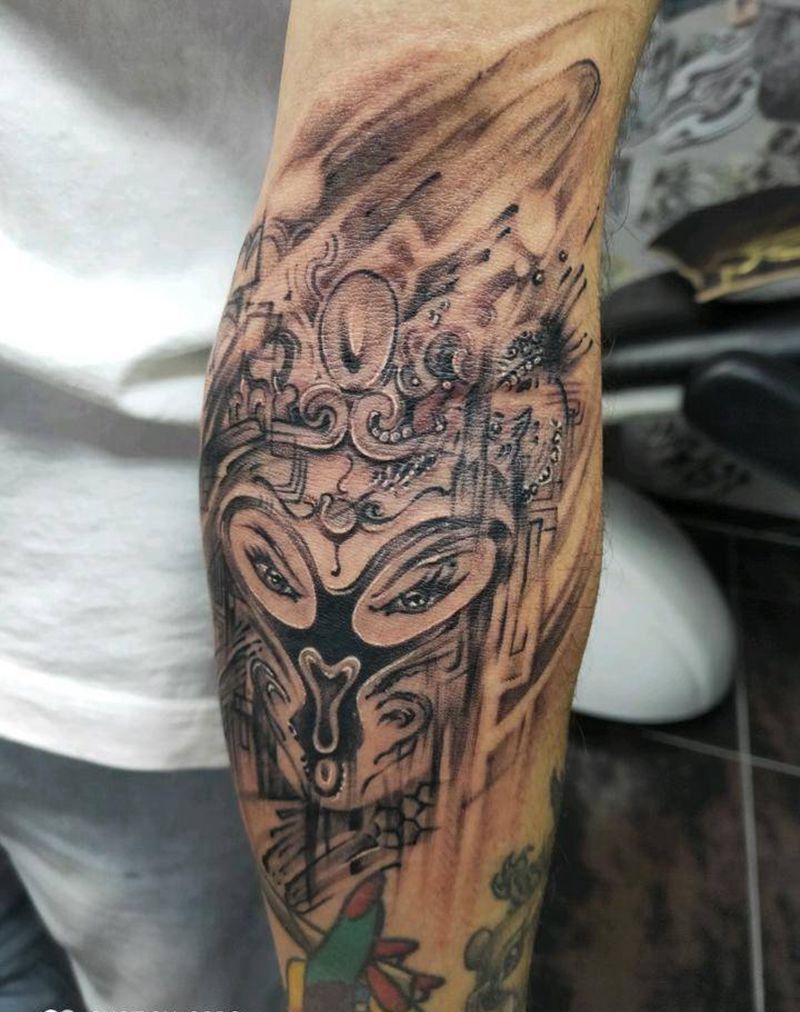 孙悟空纹身图片_手臂新传统纹身图案