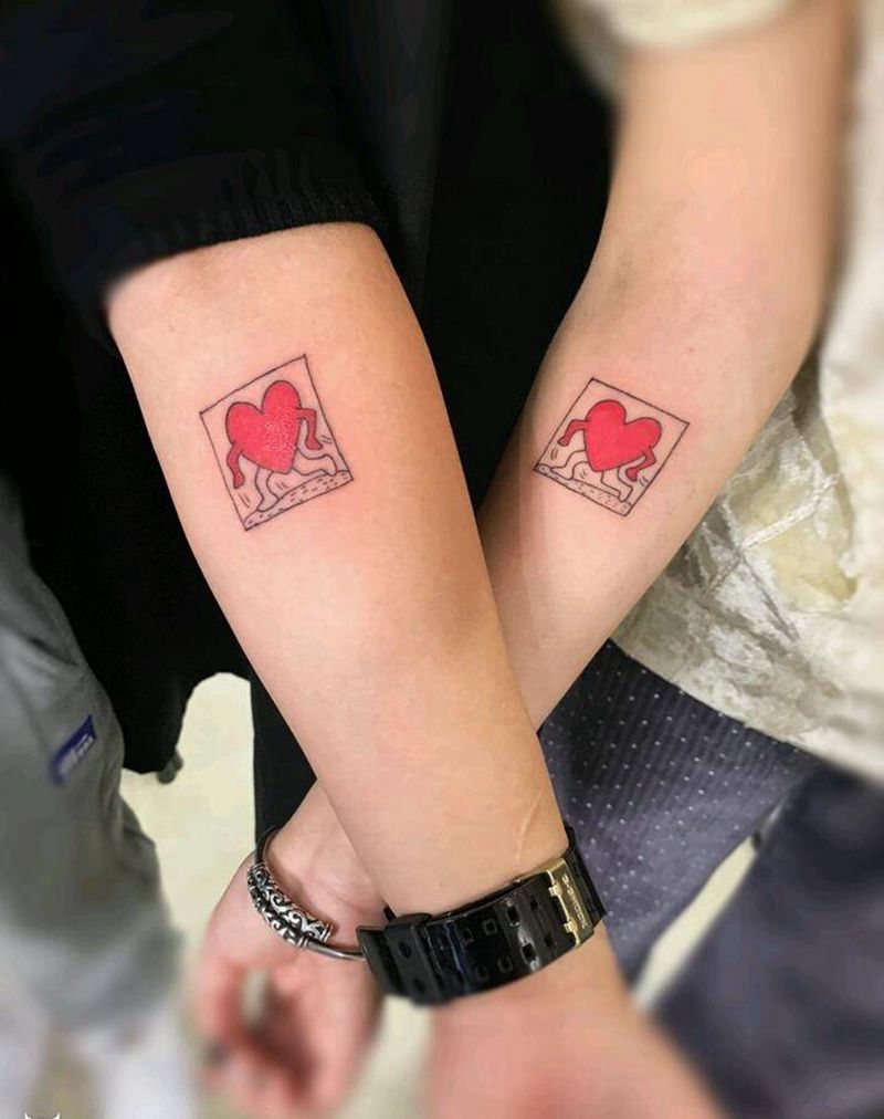 情侣作品纹身图片_手臂图腾纹身图案